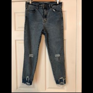 BDG skinny high waist ripped jeans